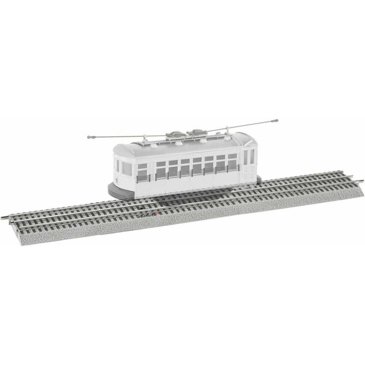 Trolley Announcement Track Section - FasTrack(R) - 15′ 38.1cm -- Stops Trolley, Plays up to 3 Recordable Messages, O Lionel 68
