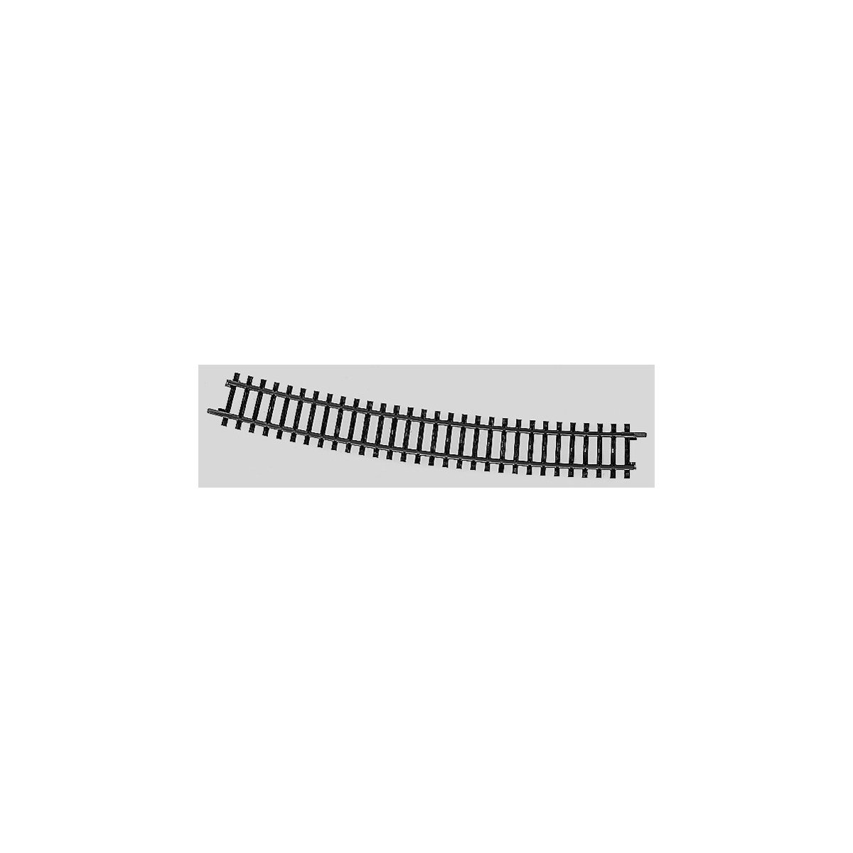 K Track -- 24-3/8′ 618.5mm 14 Degree 26′ Radius Curve, HO Marklin, Inc 2274