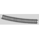 K Track -- 24-3/8` 618.5mm 14 Degree 26` Radius Curve, HO, Marklin, Inc 2274