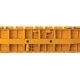 60′ Pullman-Standard Flatcar - Ready to Run -- Trailer-Train OTTX 90075 (Farm machinery yellow, black, HO, WalthersMainline 54