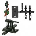 High-Level Switch Stand - Kit -- Rigid .190′ Travel w/Selectable End Fittings, HO, Caboose Industries 103