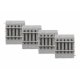 Straight Code 83 Roadbed Track - MagneLock -- 1-1/2′ 3.8cm pkg(4), HO Lionel 8768024