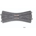 C-Track Crossing -- 7-13/32′ 24.3 Degrees, HO, Marklin, Inc 24640
