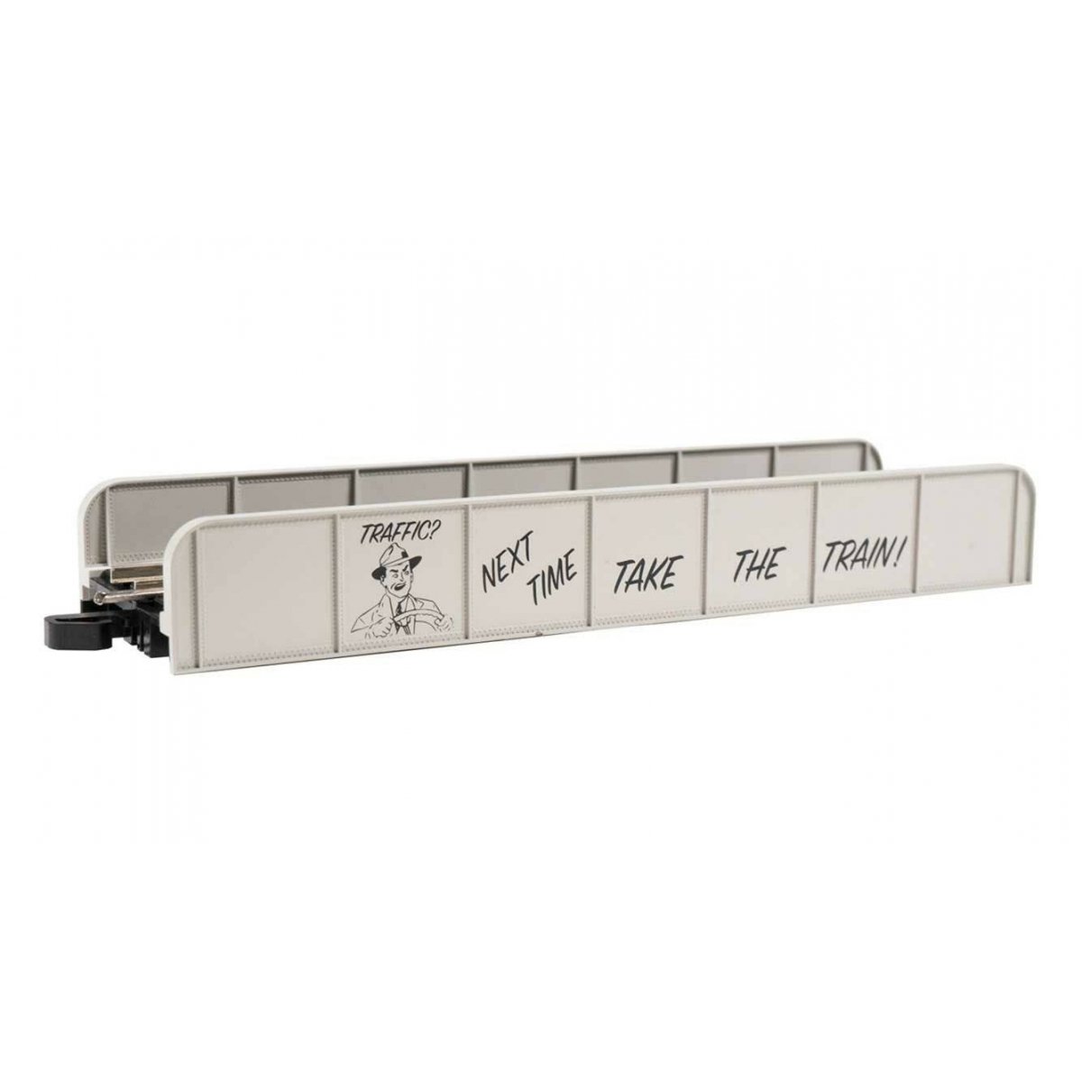 Girder Bridge w/Nickel Silver Rail - E-Z Track(R) -- Take the Train (gray, black), N Bachmann Industries 44653