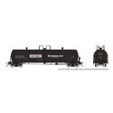 Procor GP20 20,000-Gallon Tank Car - Ready to Run -- Turbo Resources CGTX (black, white, red, blu, HO, Rapido Trains Inc 135021A