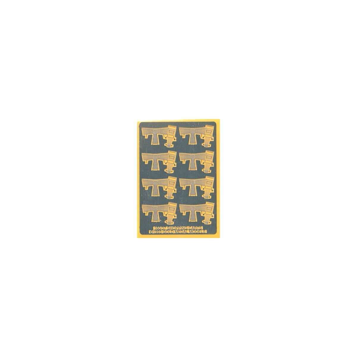 Grocery Store Shopping Cart -- Kit - pkg(8), N Gold Medal Models 16037