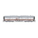 EMD E8B - Standard DC - Stealth Series -- Santa Fe 84A (Warbonnet, silver, red), N, Broadway Limited Imports 8841