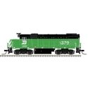 EMD GP15-1 - Standard DC -- Burlington Northern 1382 (Cascade Green, white), N, Trainman 40004979
