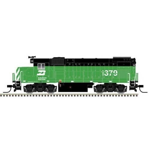 EMD GP15-1 - Standard DC -- Burlington Northern 1382 (Cascade Green, white), N, Trainman 40004979