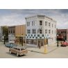 Merchant′s Row VII -- Kit - 10-1/2 x 6-7/8 x 5-3/8′ 26.6 x 15.5 x 13.6cm, HO Walthers Cornerstone 4044