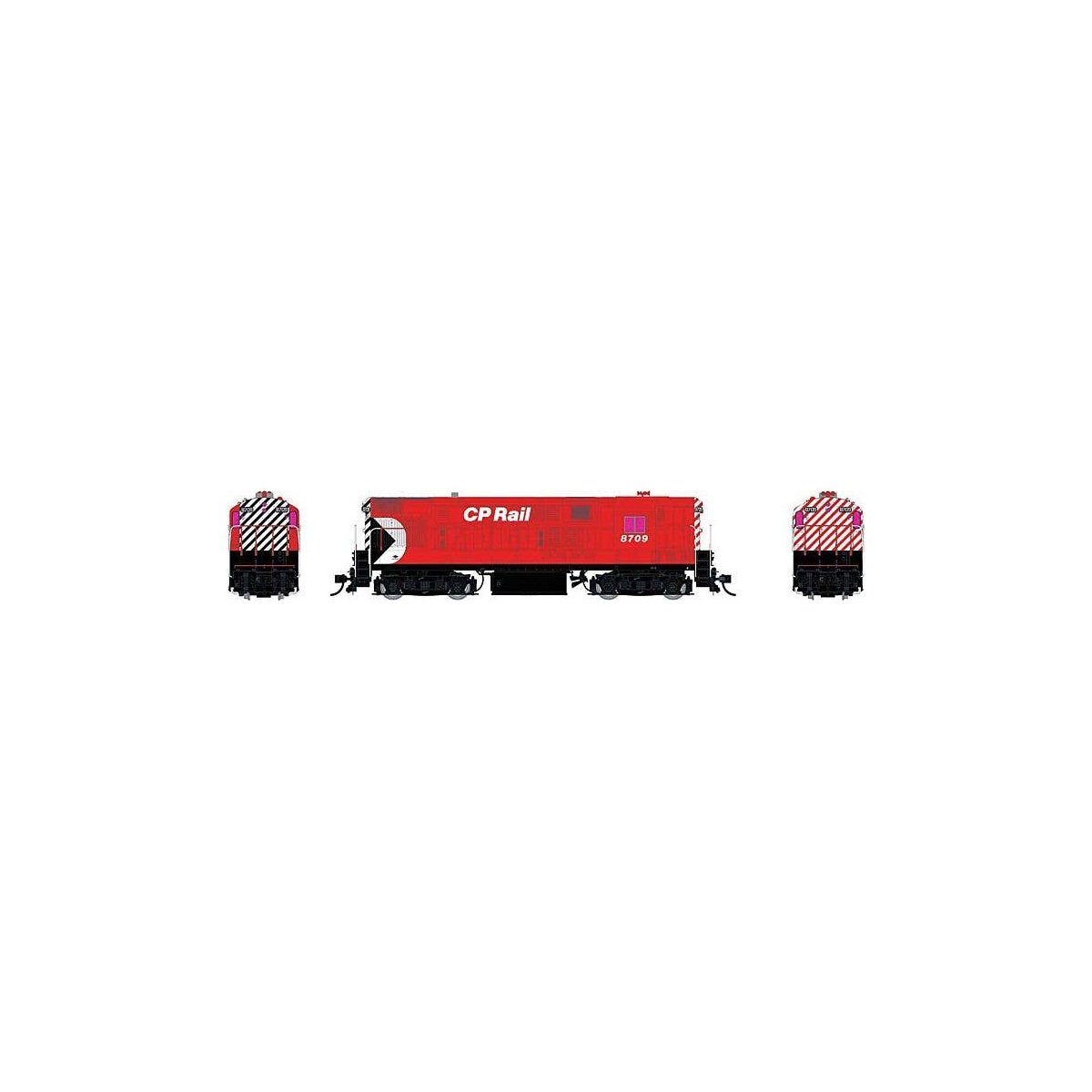 FM H16-44 - Sound and DCC -- Canadian Pacific 8715 (Action Red, black, white, Multimark Logo), HO, Rapido Trains Inc 44540