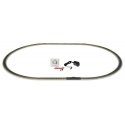 18′ Radius Track Oval Set - Nickel Silver Rail & Gray Roadbed - E-Z Track(R -- 12 Curved, 1 Straight, 1 Straight Terminal, Pow