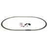 18′ Radius Track Oval Set - Nickel Silver Rail & Gray Roadbed - E-Z Track(R -- 12 Curved, 1 Straight, 1 Straight Terminal, Pow