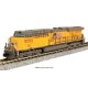 GE ES44AC GEVO - DCC -- Union Pacific 5400 (Armour Yellow, gray, US Flag, Building America Logo), N, Kato USA Inc 1768954DCC