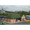 Modern Suburban Station -- Kit - 10-7/16 x 6-1/2 x 3-1/8′ 26.5 x 16.5 x 7.9cm, HO Walthers Cornerstone 4095