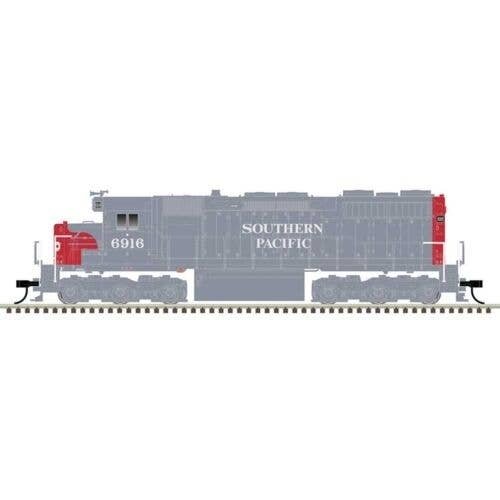 EMD SD35 Low Nose - Standard DC - Master(R) Silver -- Southern Pacific 6916 (gray, Red), N, Atlas Model Railroad Co. 40005764