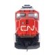 EMD SD75I - Standard DC -- Canadian National 5727, HO, WalthersMainline 11006