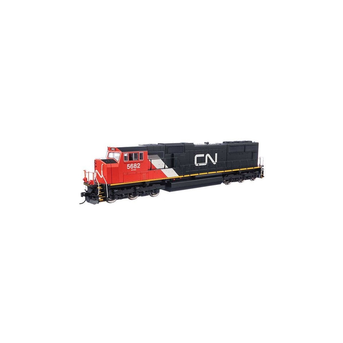 EMD SD75I - Standard DC -- Canadian National 5682, HO, WalthersMainline 11005