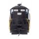 EMD GP9 - Standard DC -- Norfolk & Western 888 (black, white), HO, WalthersProto 49810