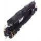EMD GP9 - Standard DC -- Norfolk & Western 888 (black, white), HO, WalthersProto 49810