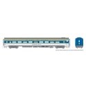 CC&F Lightweight Coach - Ready to Run - Super Continental Line(TM) -- Delaware & Hudson 33 (gray, , HO, Rapido Trains Inc 100391
