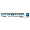 CC&F Lightweight Coach - Ready to Run - Super Continental Line(TM) -- Delaware & Hudson 33 (gray, , HO, Rapido Trains Inc 100391