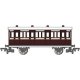 Toby′s Museum Coach - Ready to Run - Thomas & Friends(TM) -- Brown, Cream, HO, Bachmann Industries 76032