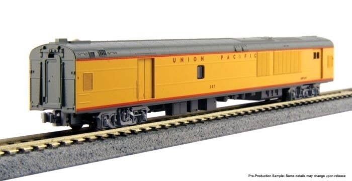 Union Pacific Excursion Train 7-Car Set - Ready to Run -- Union Pacific (Armour Yellow, gray red), N, Kato USA Inc 106086