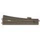 C-Track - Curved - Wide-Radius Turnout - Right - 12.1 Degrees -- Radius: 9-5/16′ 236mm, HO Trix 62712