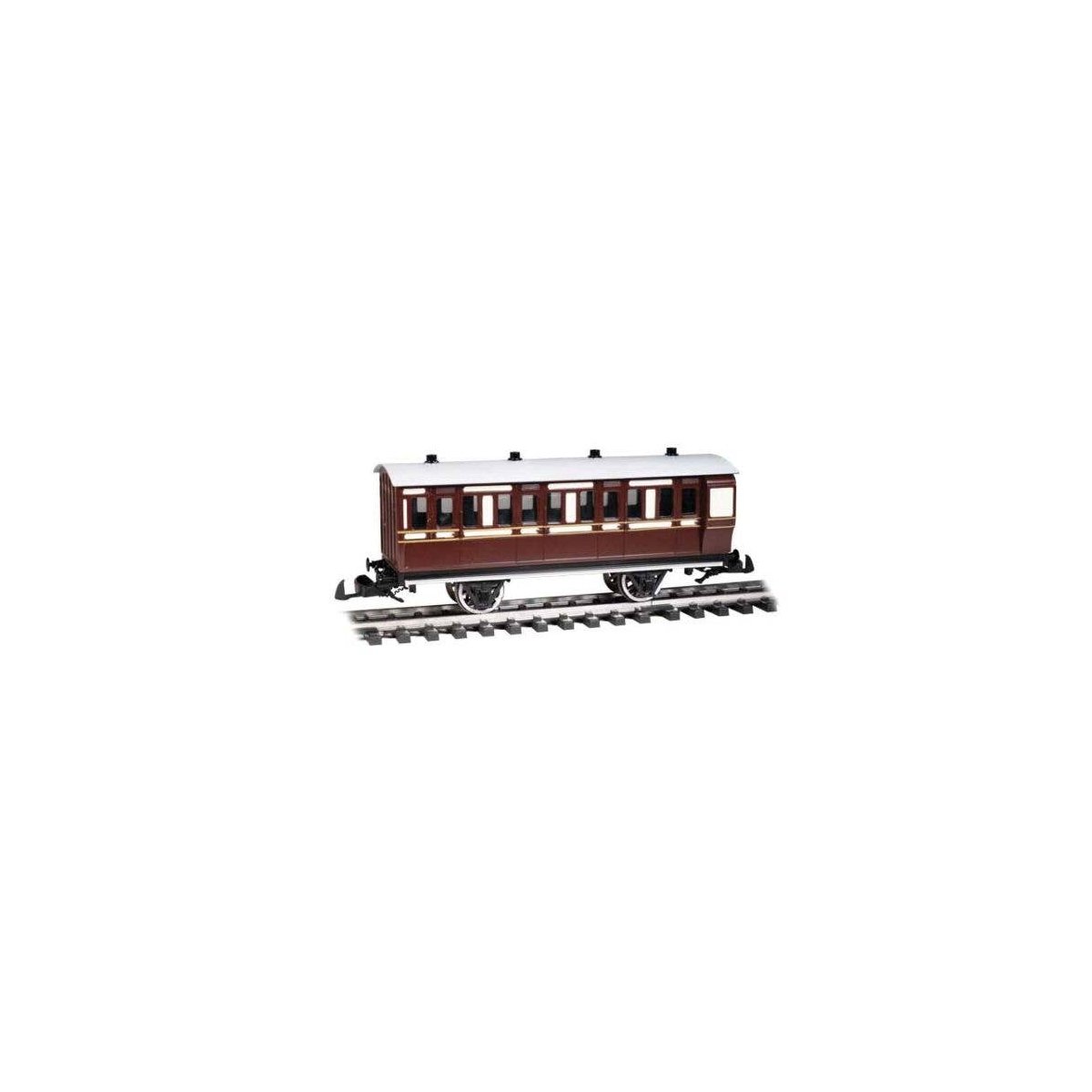 TobyÕs Museum Brake Coach - Ready to Run - Thomas & Friends(TM) -- Brown, White, G, Bachmann Industries 97008