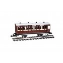 TobyÕs Museum Brake Coach - Ready to Run - Thomas & Friends(TM) -- Brown, White, G, Bachmann Industries 97008