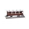 TobyÕs Museum Brake Coach - Ready to Run - Thomas & Friends(TM) -- Brown, White, G, Bachmann Industries 97008