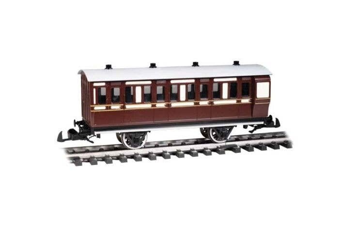 TobyÕs Museum Brake Coach - Ready to Run - Thomas & Friends(TM) -- Brown, White, G, Bachmann Industries 97008