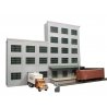 5-Story Building w/2 Overhead Doors, Loading Dock & Covered Dock - Keyrail -- Background Building Kit Includes 20 Multi-Pane Win