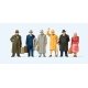 Standing & Walking Passengers -- pkg(6), 1/45, Preiser Kg 65366