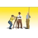 Scenic Accents(R) Figures -- Hilow Bros. Surveying Co., G, Woodland Scenics 2556