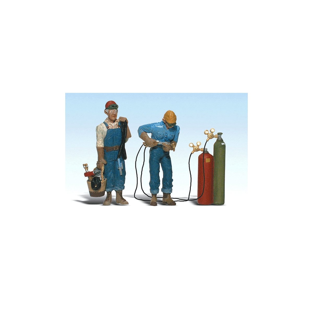 Scenic Accents(R) Figures -- Welder Brothers & Accessories pkg(2), G, Woodland Scenics 2544