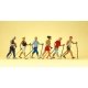 Sports & Recreation -- Nordic Walkers pkg(6), HO, Preiser Kg 10575
