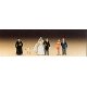 Wedding Group -- Protestant pkg(6), N, Preiser Kg 79057