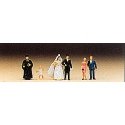 Wedding Group -- Protestant pkg(6), N, Preiser Kg 79057