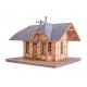 Victoria Springs Station -- Kit - 4-7/16 x 3-13/16 x 3-5/16′ 11.2 x 9.6 x 8.4cm, HO Walthers Cornerstone 3555