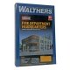 Fire Department Headquarters -- Kit - 9-1/8 x 11-13/16 x 5-5/8′ 23.5 x 30 x 14.3cm, HO Walthers Cornerstone 3765