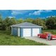 Two-Car Garage -- Kit - 3-1/8 x 3-1/8 x 2′ 7.9 x 7.9 x 5cm over eaves, HO Walthers Cornerstone 3793