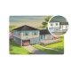 75th Anniversary Split-Level House - Plasticville U.S.A.(R) -- Kit - 75th Anniversary Packaging, O Bachmann Industries 45633