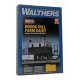 Brook Hill Farm Dairy -- Kit - 7-3/8 x 7-1/4′ 18.7 x 18.4cm, HO Walthers Cornerstone 3010