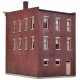 Jewelry Store -- Kit - 3-9/16 x 5-7/8 x 6′ 9.1 x 14.9 x 15.2cm, HO Walthers Cornerstone 3476