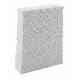 Single-Track Railroad Bridge Stone Pier - Resin Casting -- Approximate dimensions: 4-3/16 x 1-5/16 x 5-3/16′ 10.6 x 3.3 x 13.1