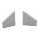 Railroad Bridge Stone Wing Walls - Resin Casting -- One Each Left & Right Approximately: 3-3/4 x 7/16 x 4′ 9.5 x 1.1 x 10.1cm,