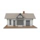 Golden Valley Depot -- Kit - 6-1/2 x 3-3/8 x 4′ 16.2 x 8.4 x 10cm, HO Walthers Cornerstone 3532