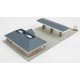 Modern Gas Station -- Kit - Main Building: 5-3/4 x 3-5/8 x 1-3/4′ 14.6 x 9.2 x 4.4cm, N Walthers Cornerstone 3885